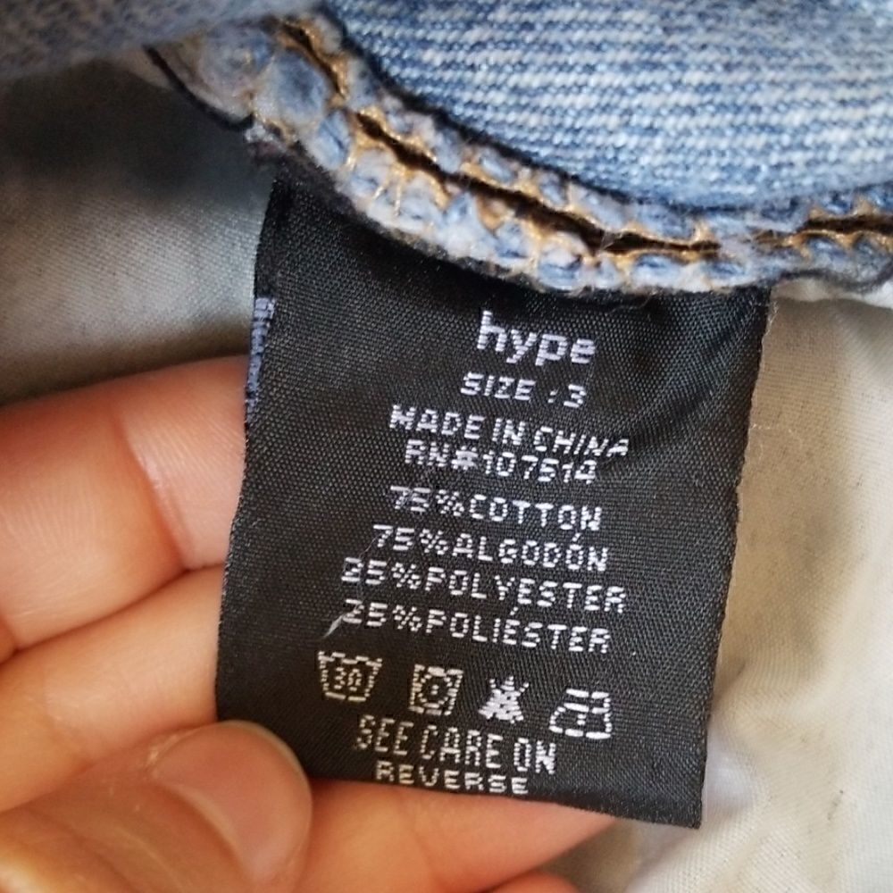 Hype Jean Shorts - Picture 6 of 7
